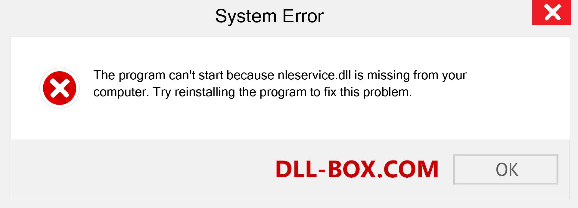  nleservice.dll file is missing?. Download for Windows 7, 8, 10 - Fix  nleservice dll Missing Error on Windows, photos, images