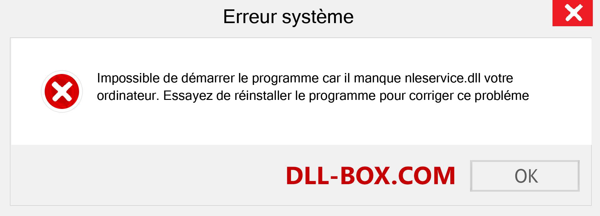 Le fichier nleservice.dll est manquant ?. Télécharger pour Windows 7, 8, 10 - Correction de l'erreur manquante nleservice dll sur Windows, photos, images